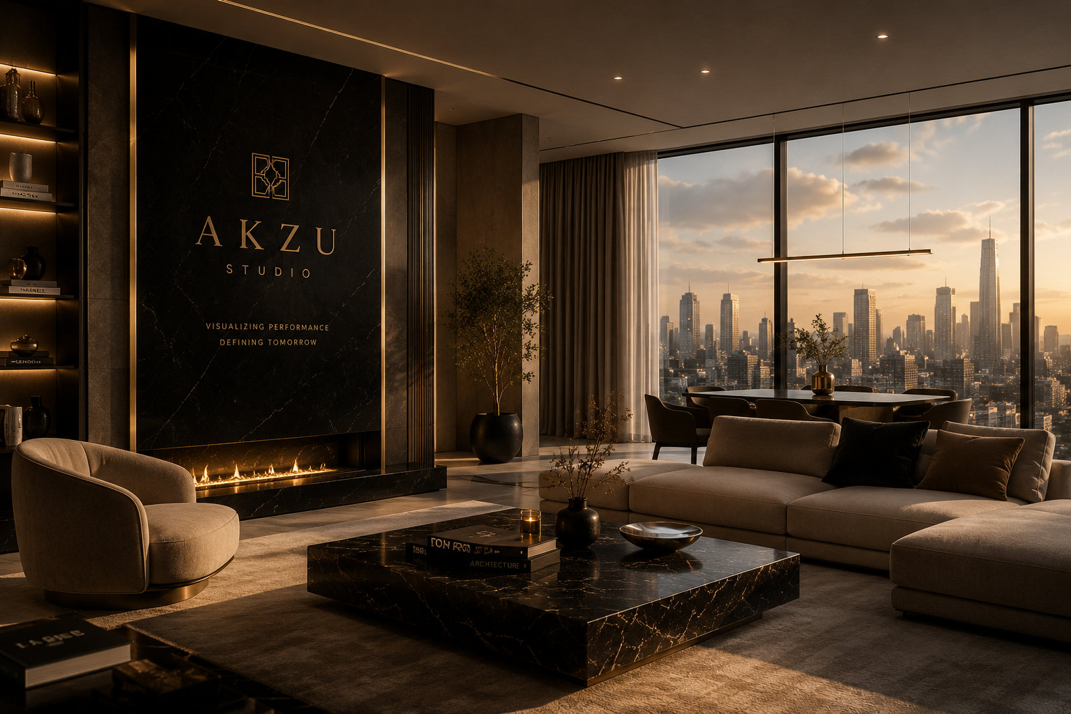 Modern Penthouse Interior