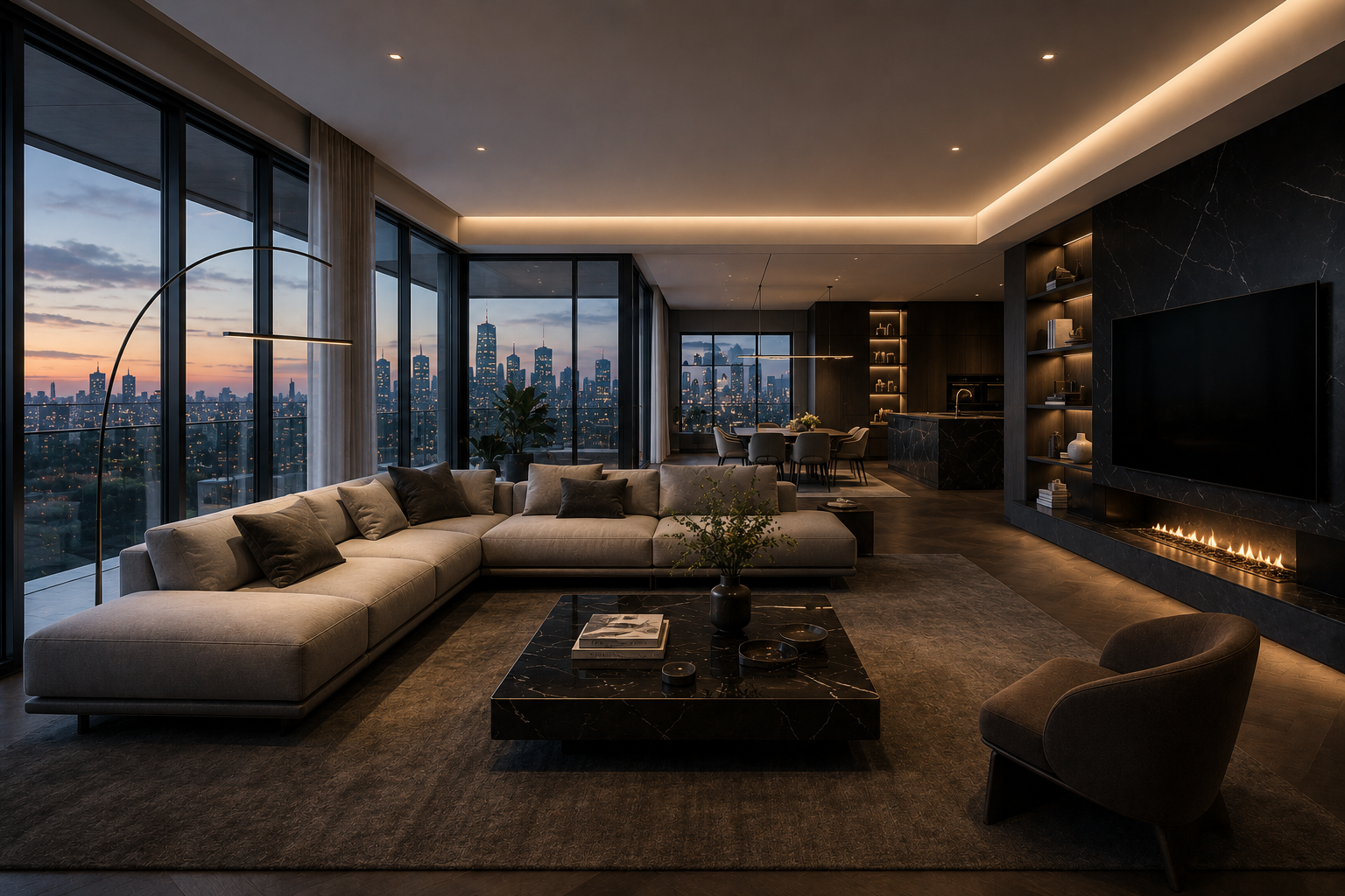 Modern Penthouse Interior