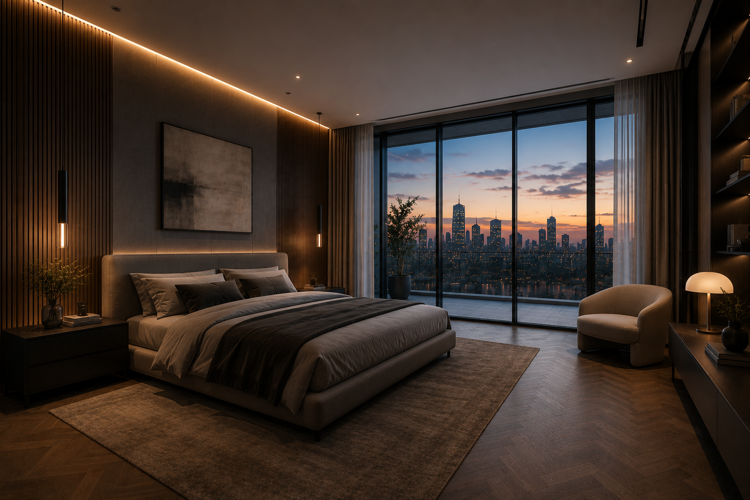 Modern Penthouse Interior visual 3