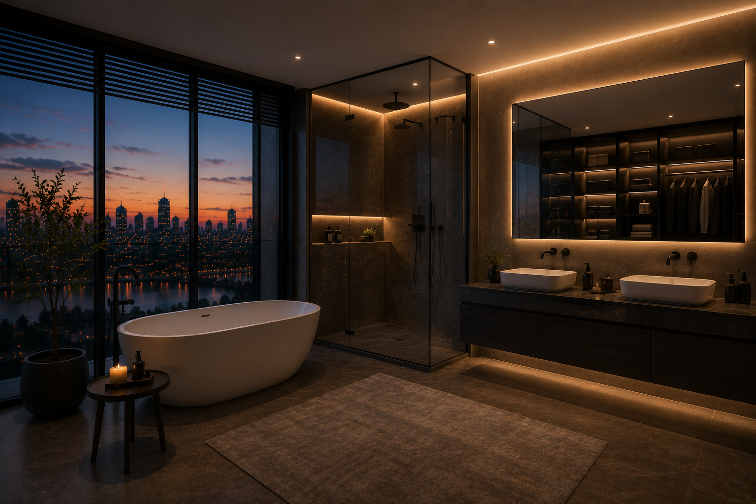 Modern Penthouse Interior visual 8