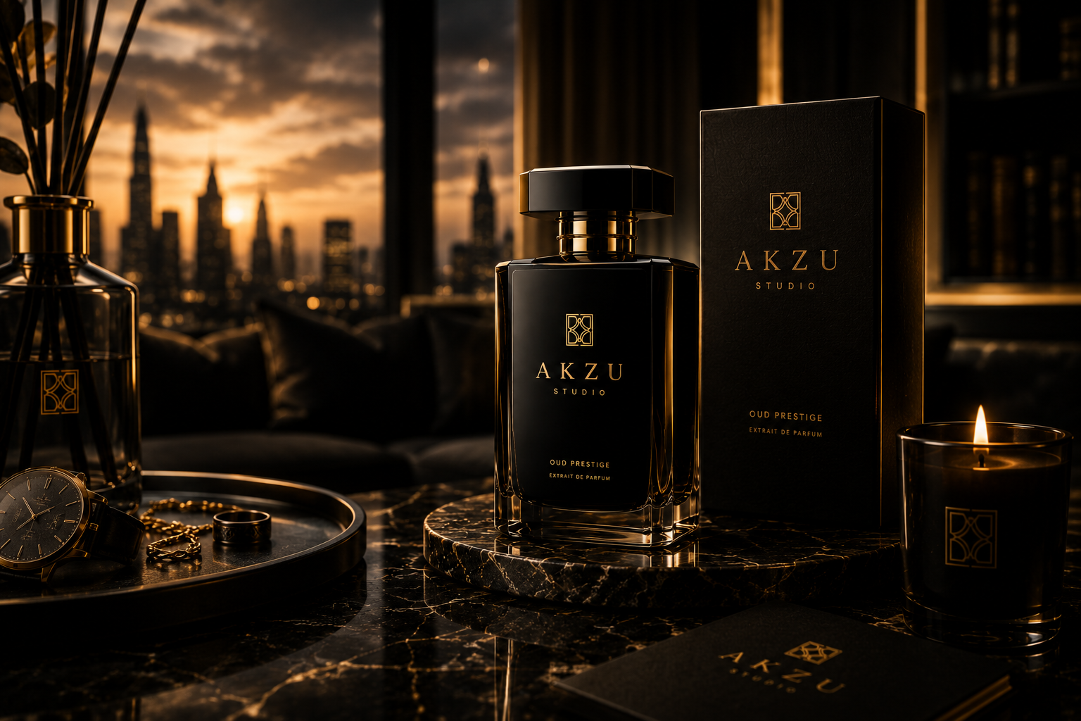Luxury Perfume Campaign - Lifestyle campaign render
