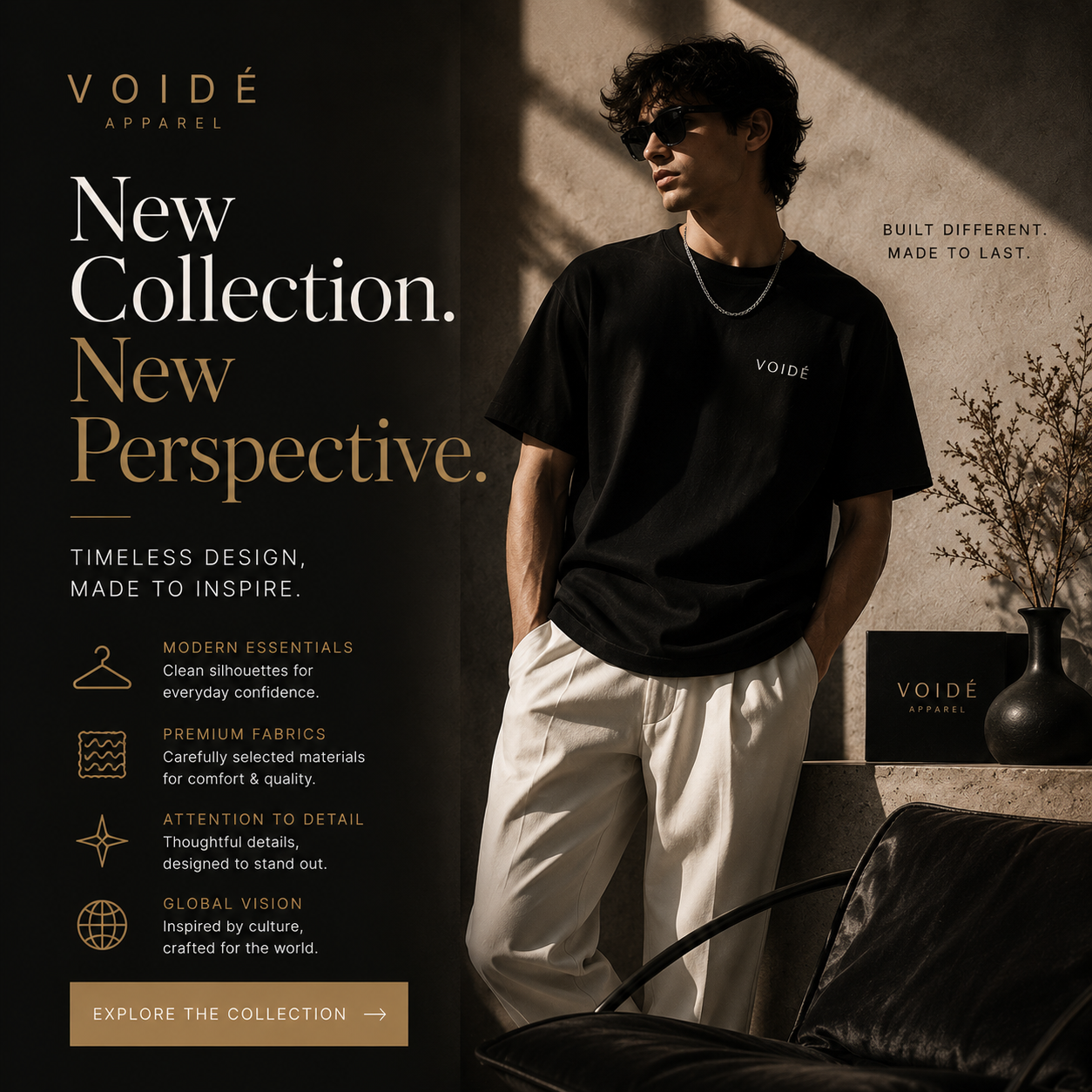 Fashion social media campaign post